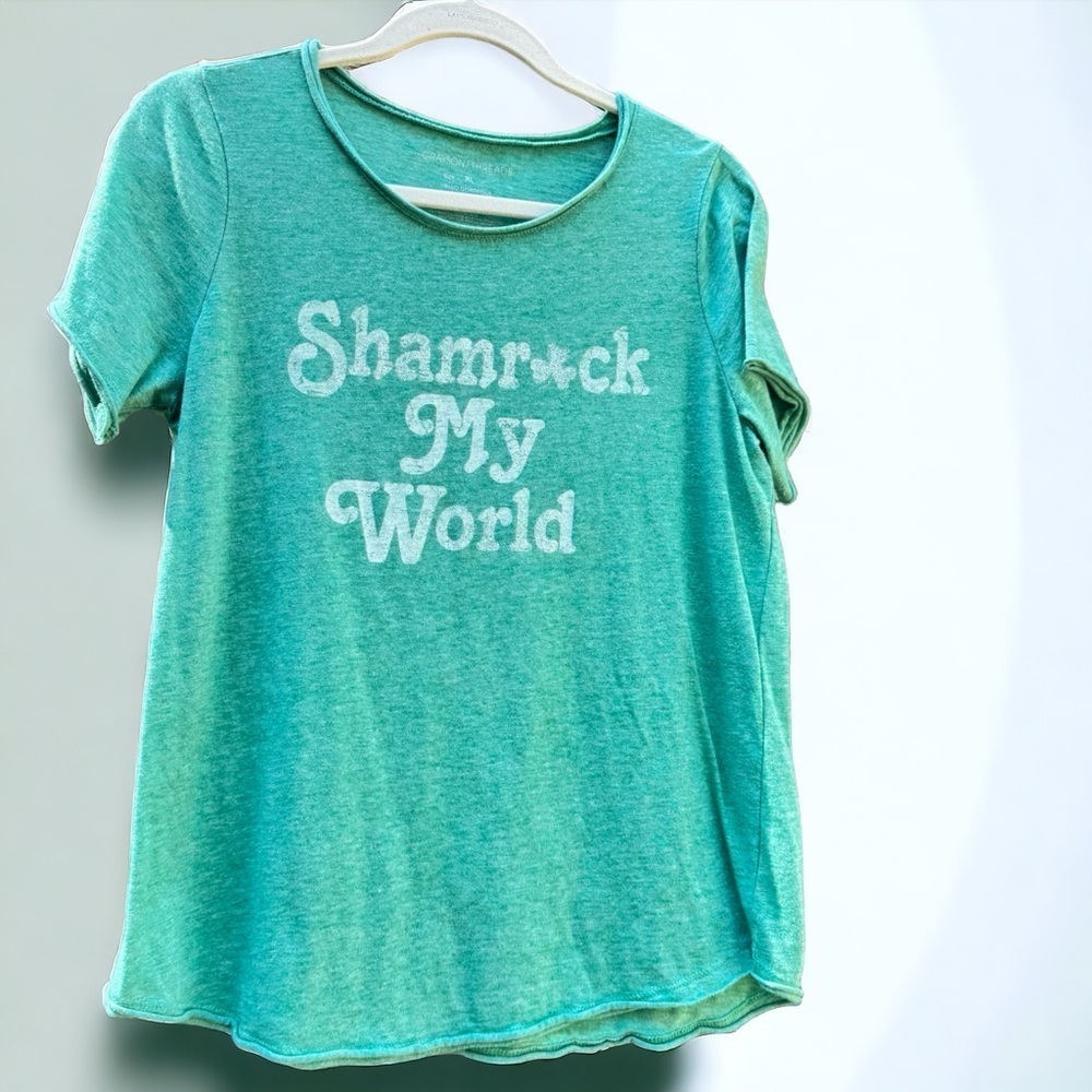 Grayson Threads Shamrock My World Tee XL